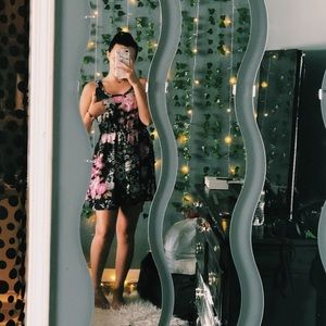 Floral print dress